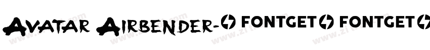 Avatar Airbender字体转换